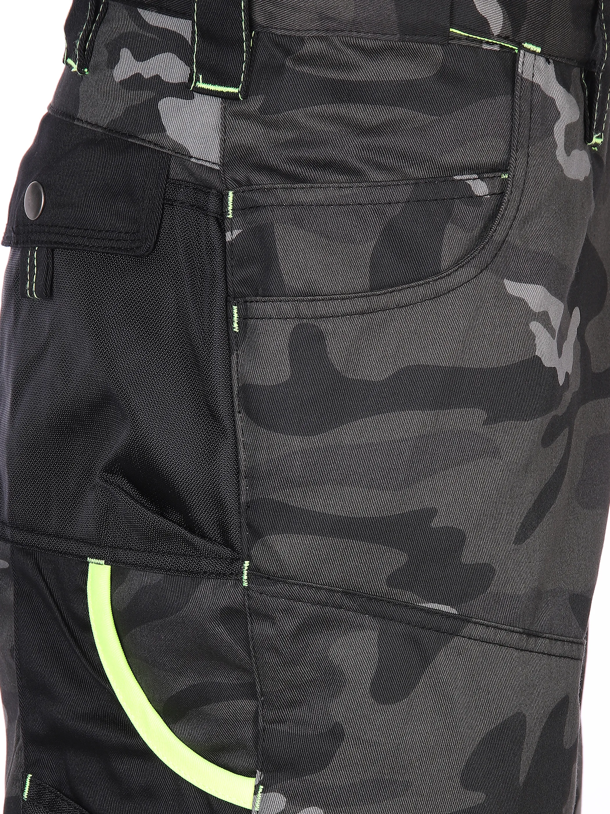 Herren Arbeitsshorts mit Neondetails