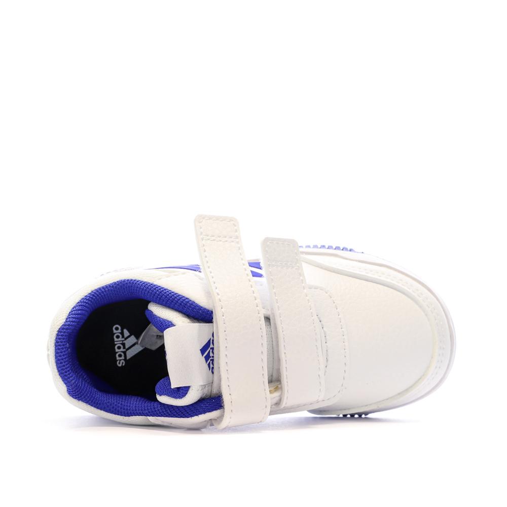 Adidas Baskets Blanche/Bleu Garçon Adidas Tensaur Sport 2.0 Cf