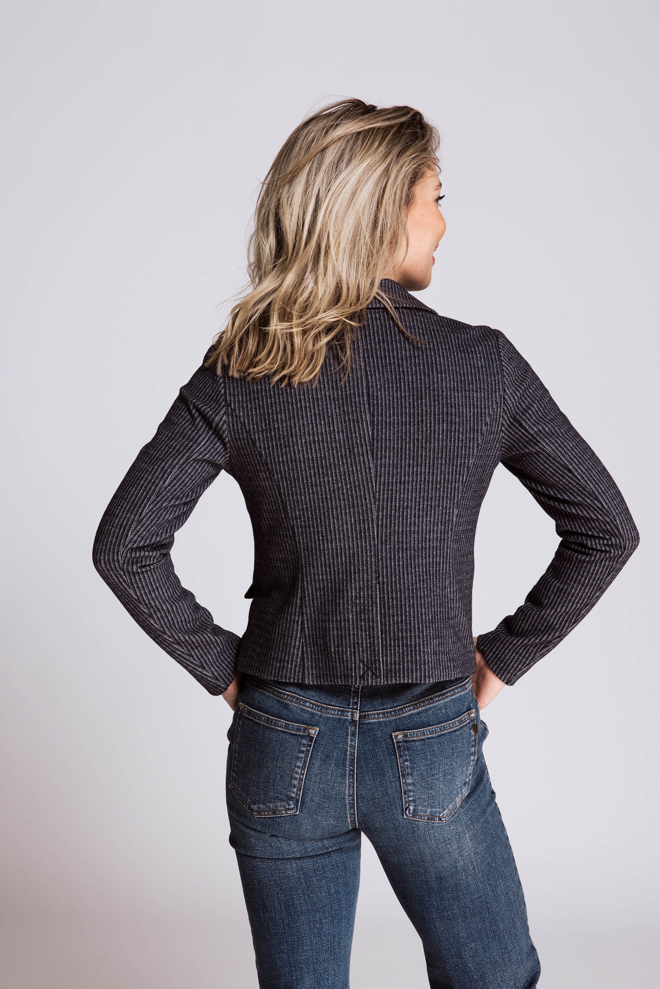 Zhrill Blusenblazer »ZHBETSY«, in Melange Optik