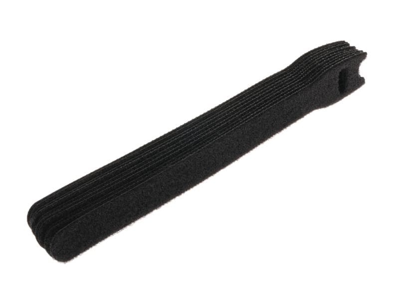 FASTECH Klettkabelbinder ETK-1-1 13 x 150 mm Schwarz, 10 St Kabelmanagement mit Klettverschlusssystem