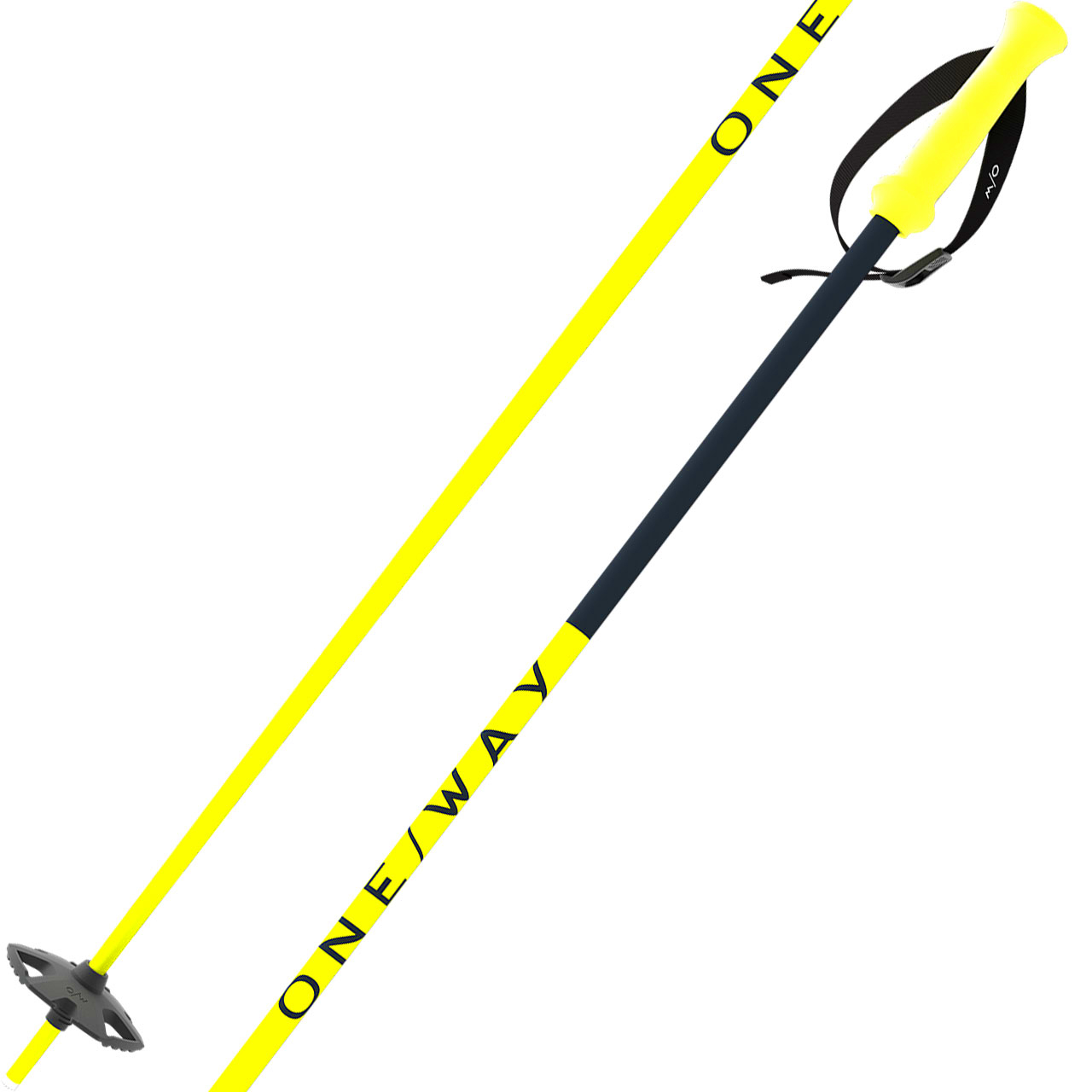 ONE WAY FR 16 panther/neon yellow | Alpinskistöcke | Skistöcke | Alpin Ski | XSPO