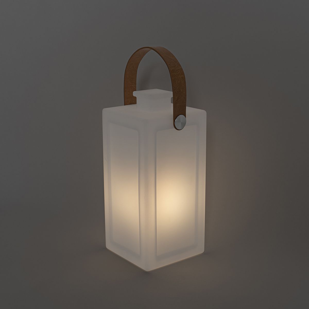 Moderne tafellamp wit flame effect oplaadbaar IP44 - Stard