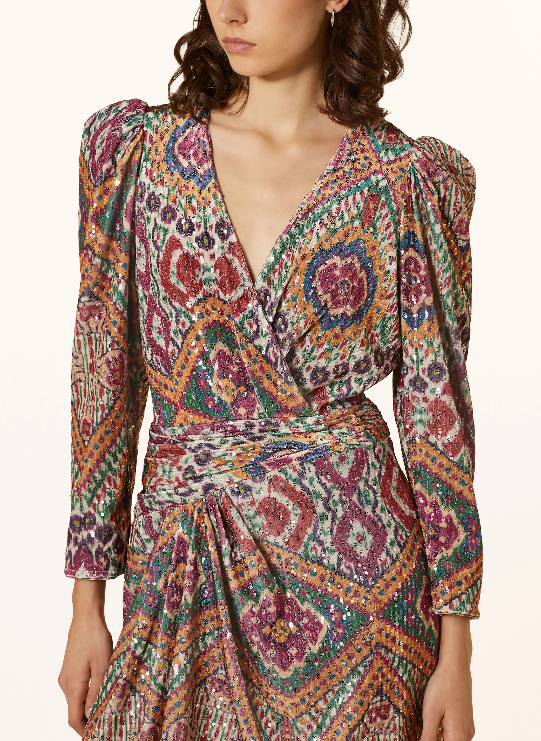ba&sh Kleid TOLA mit Pailletten
