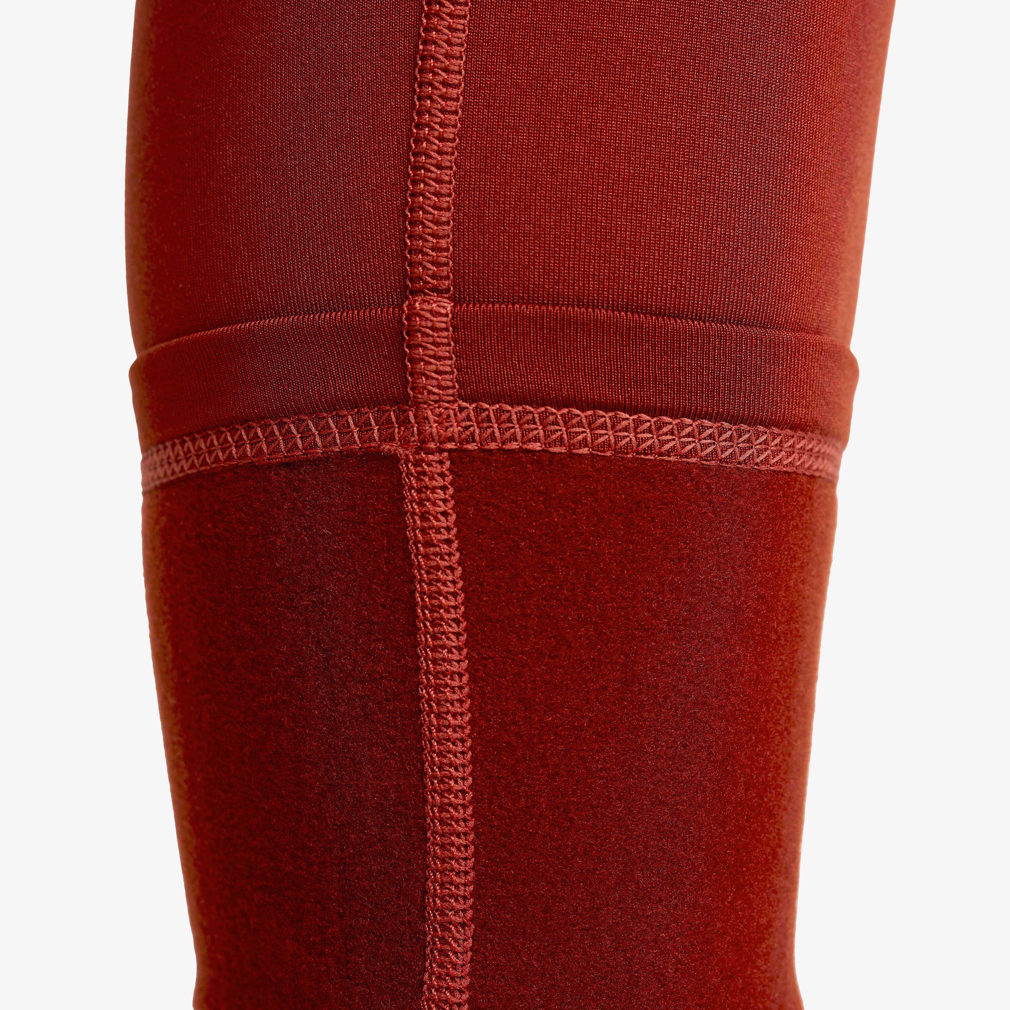 Alaska Fleece Lined Tights Dame Fired Brick