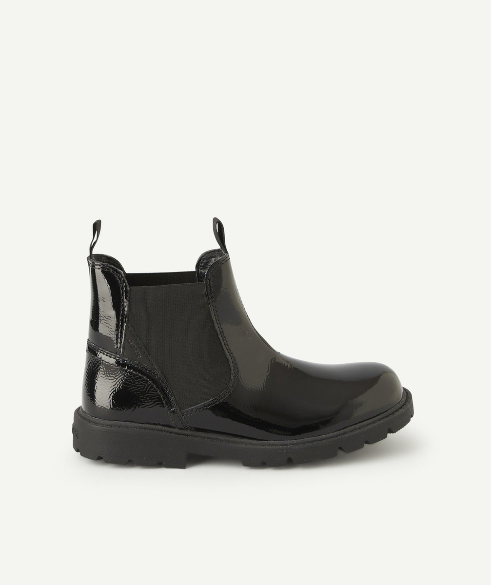 GEOXBOTTINES SHAYLAX FILLES EN CUIR VERNIS