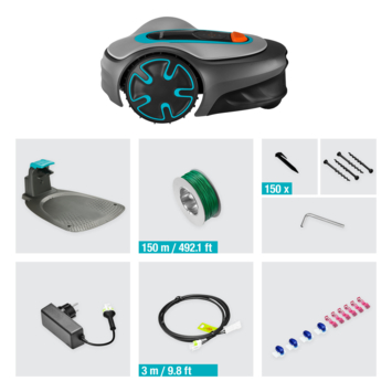 Gardena robotmaaier Sileno Minimo 500 m² - 22cm