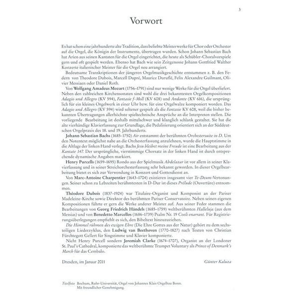 Heinrichshofen Verlag Opera Festiva Orgel