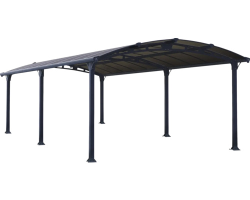 Palram enkele carport – Canopia Arcadia 6400 649 x 359 cm antraciet