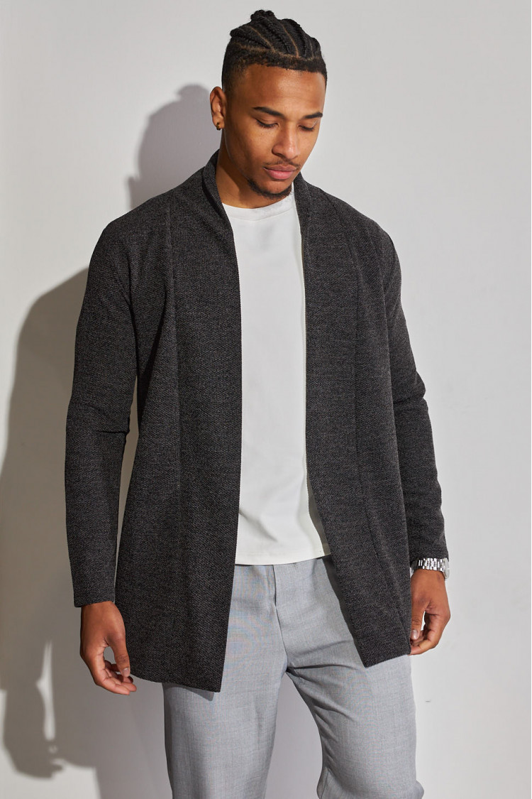 Gilet gilet texturé