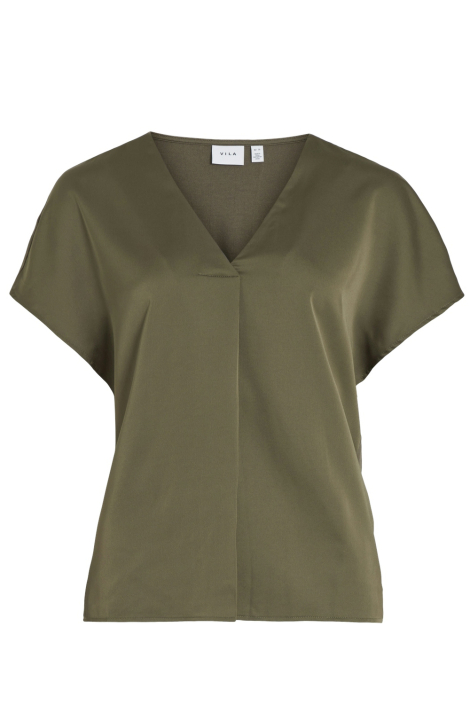 Vila groene dames t-shirt