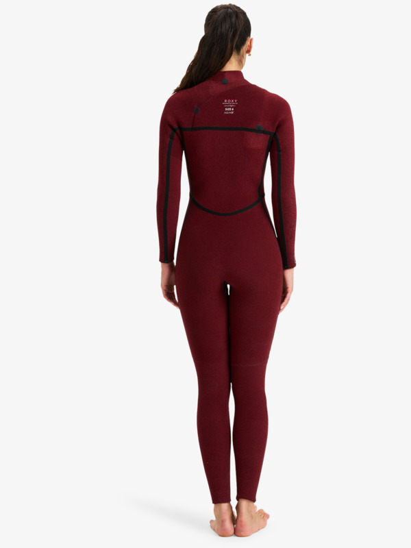 4/3 Rise Natural Combinaison de surf zip poitrine Noir Femme