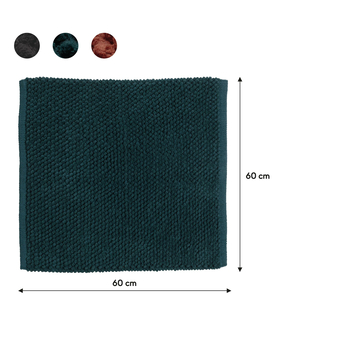 Sealskin badmat delhi 60x60cm donkergroen