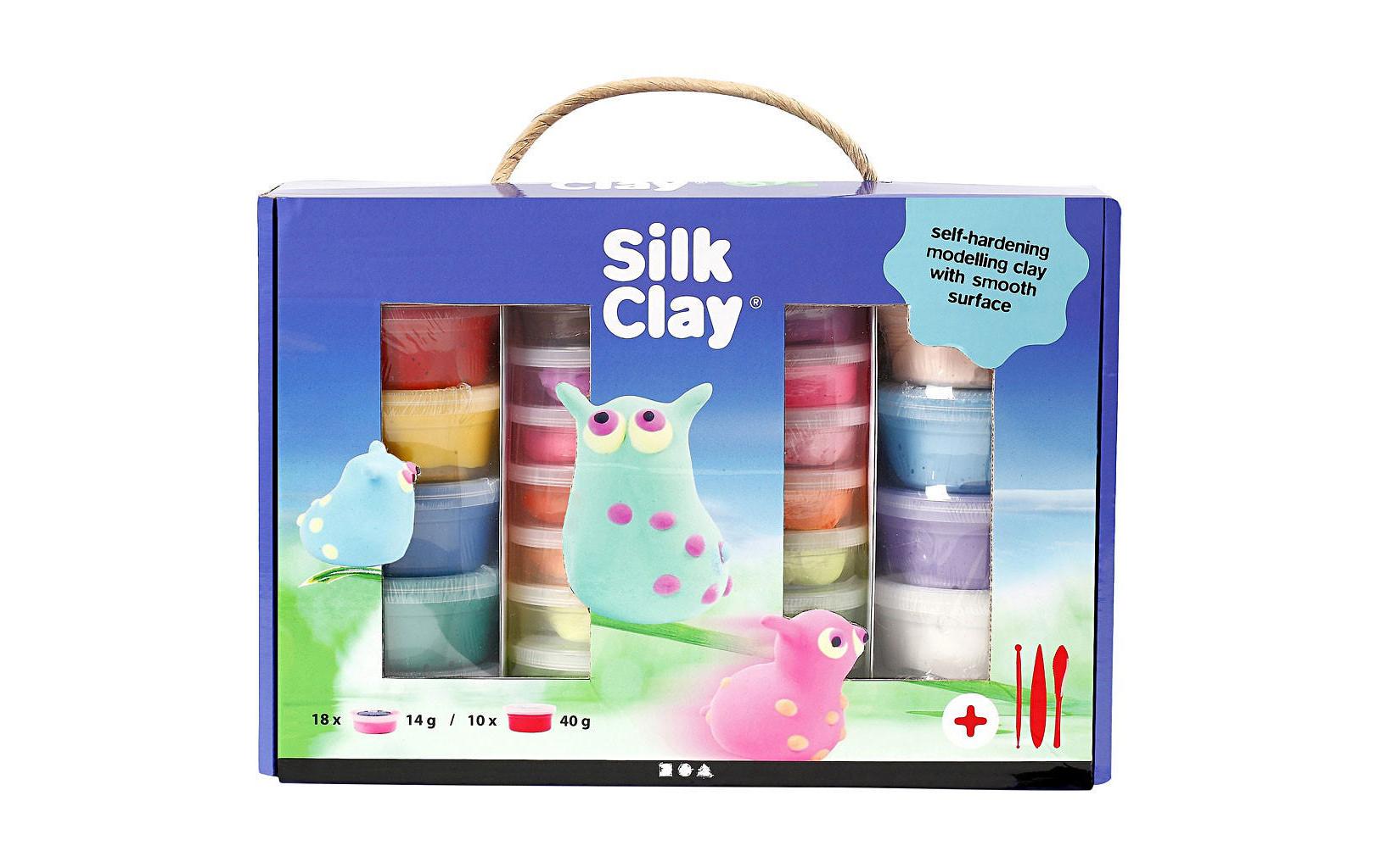 Modellier-Set Silk Clay Set MehrfarbigAufbewahrung Silk Clay