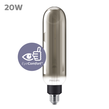 Philips LED Giant buislamp E27 25W filament smoky dimbaar