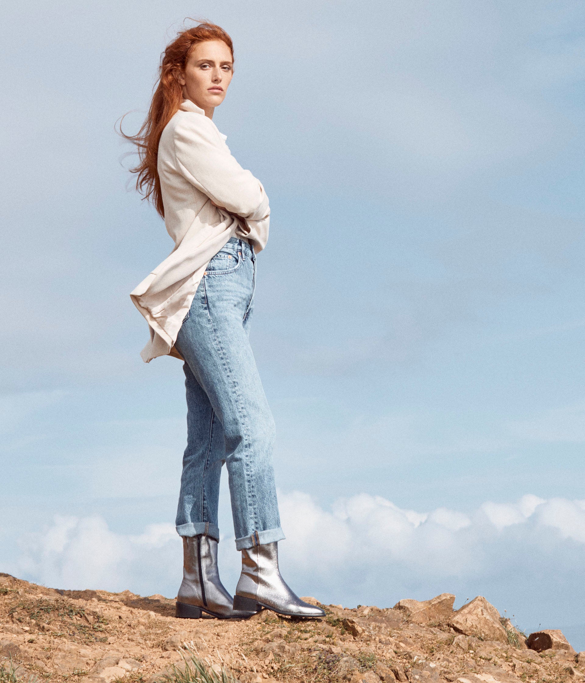 Bottines argent Apolline