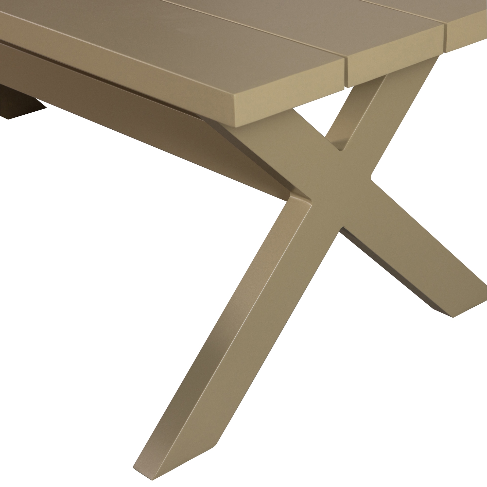 Gartentisch DELTA 220 x 105 cm sandgrün