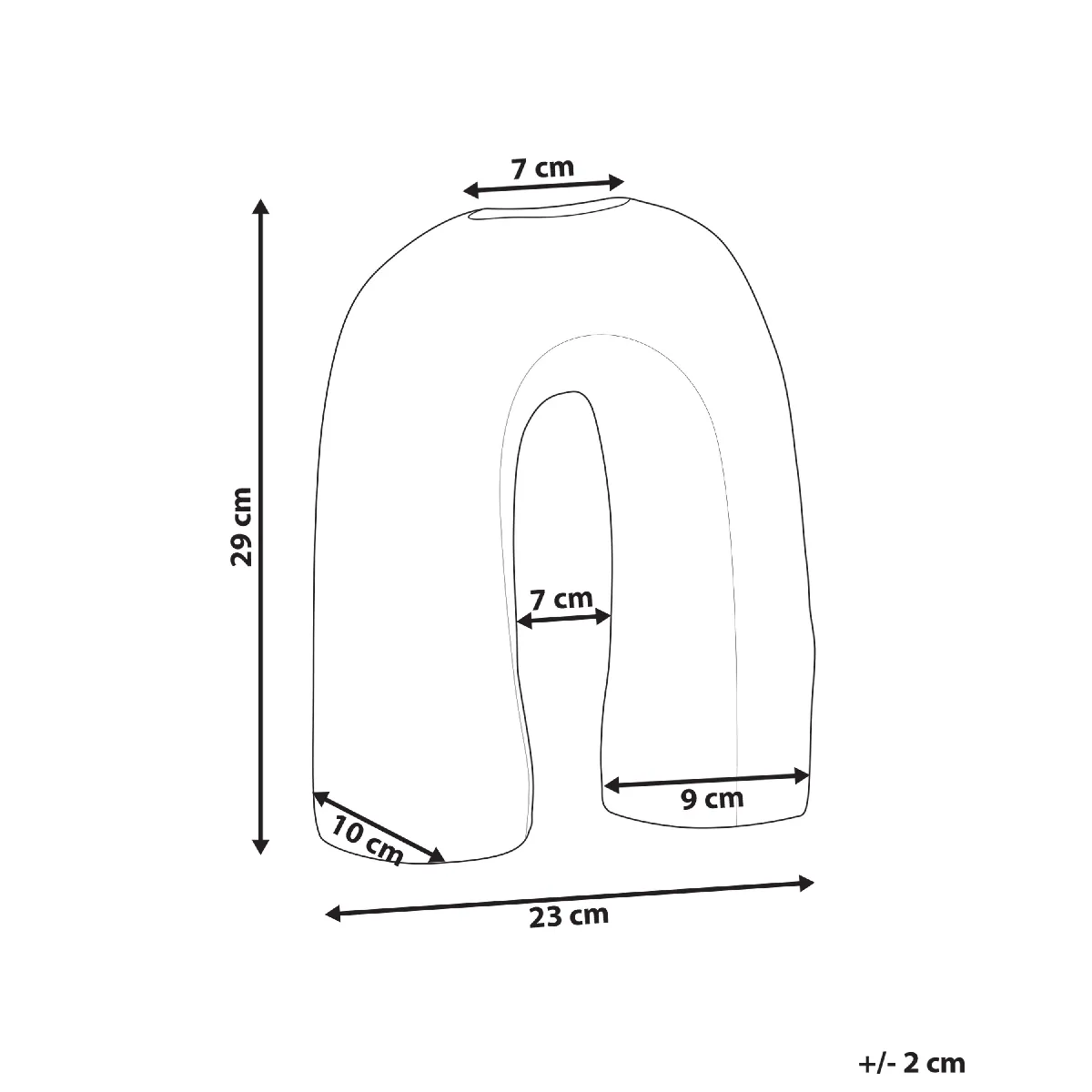 Beliani PERCH Marron