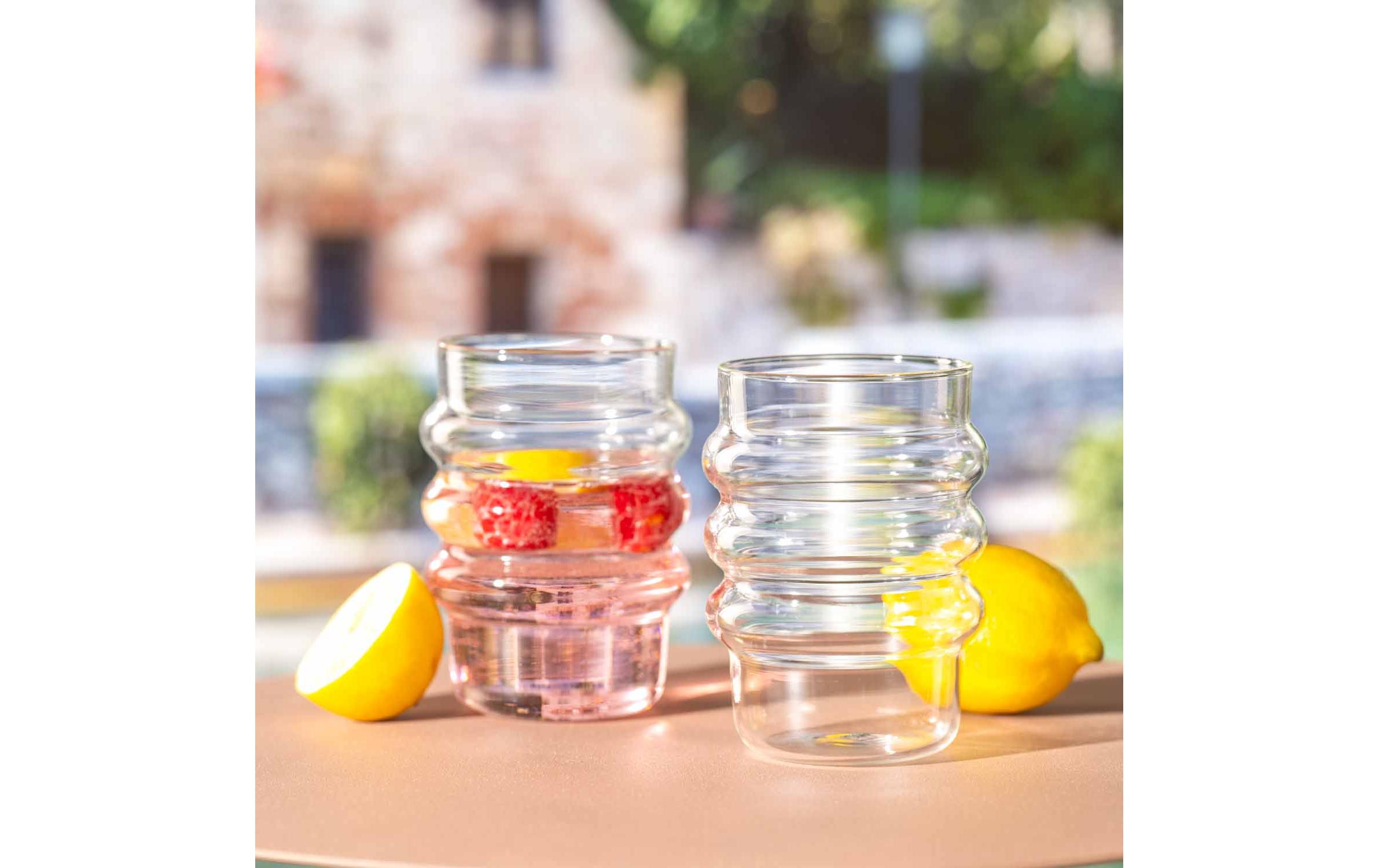 Trinkglas Sole 440 ml, 2 Stück, TransparentTrinkgläser Set