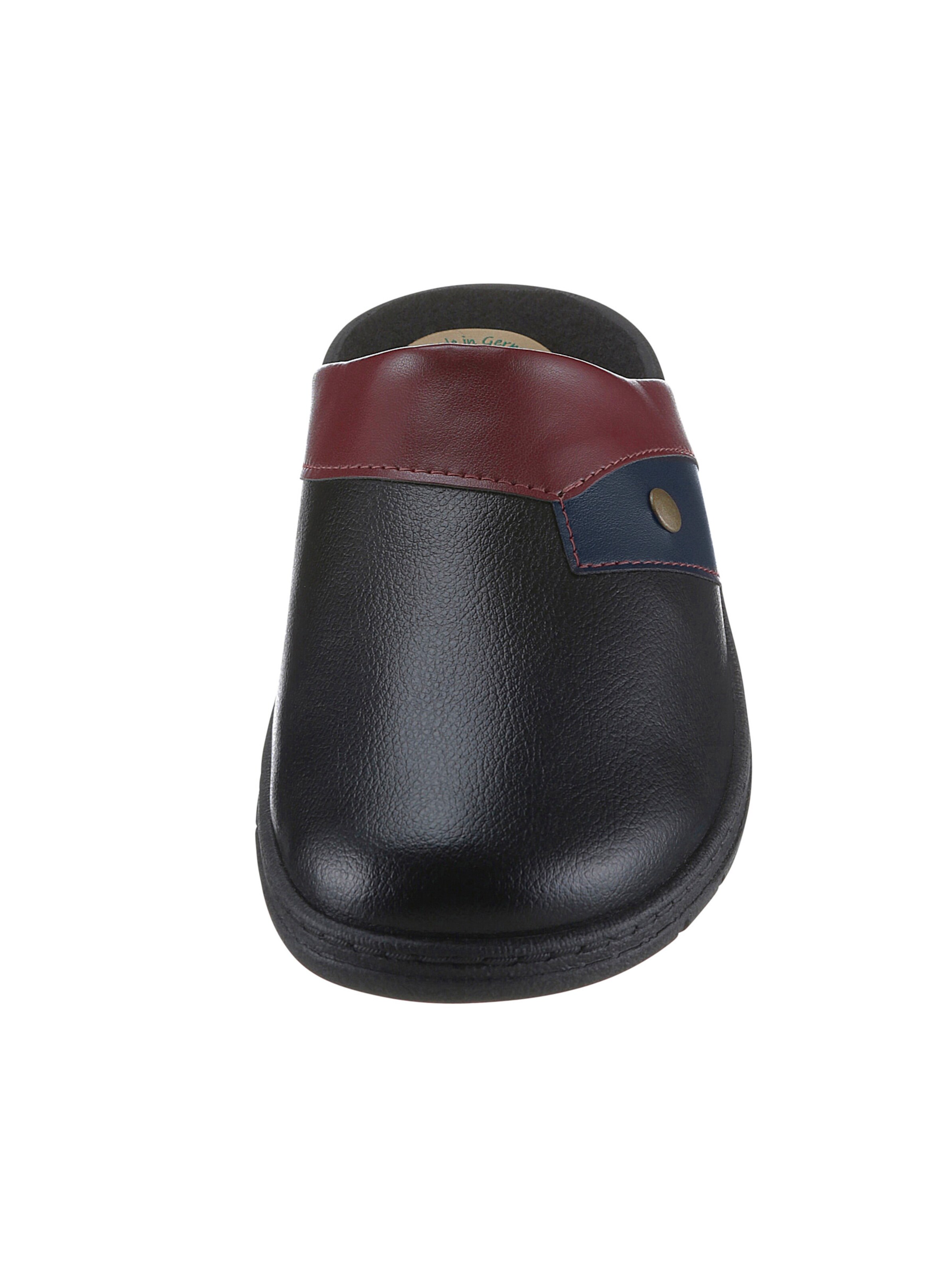 Pantoffel in schwarz