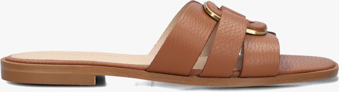 cognac stefano lauran slippers 24152