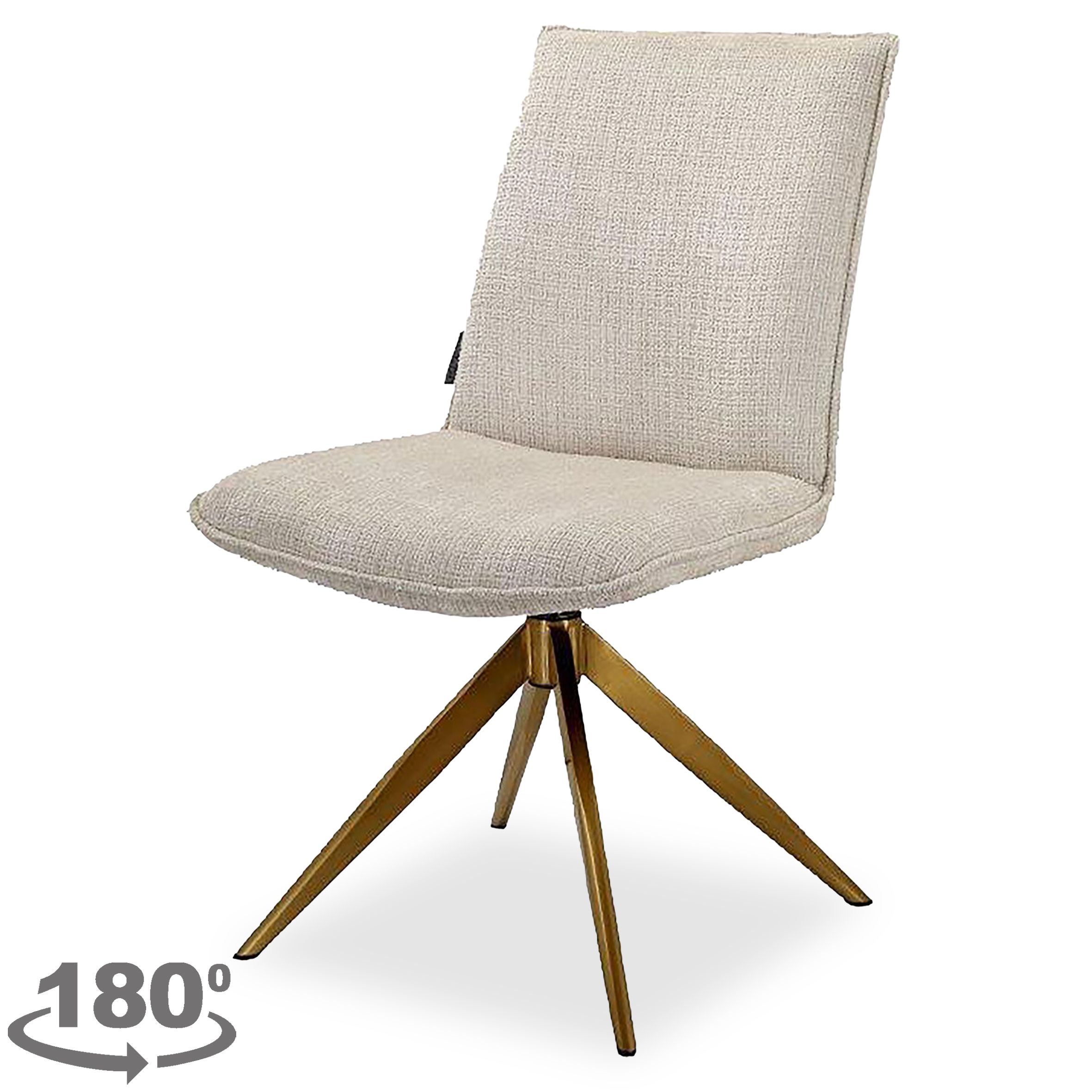 Eetkamerstoel S4752 Beige Chenille Dakota B52 x D63 x H89 cm