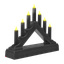 Batteridrevet adventslysestake Mini 13 cm