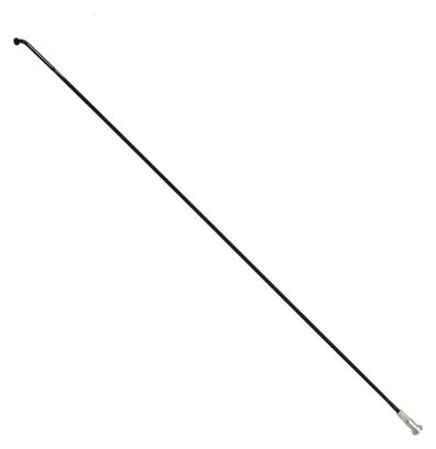 RAYON INOX NOIR PLAT 2mm L 284mm SAPIM TETE COUDEE AVEC ECROUS (VENDU A L'UNITE)