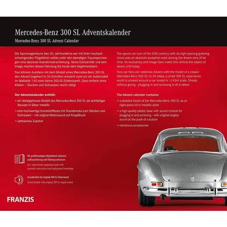 Franzis Adventskalender Mercedes Benz 300 SL, 2020