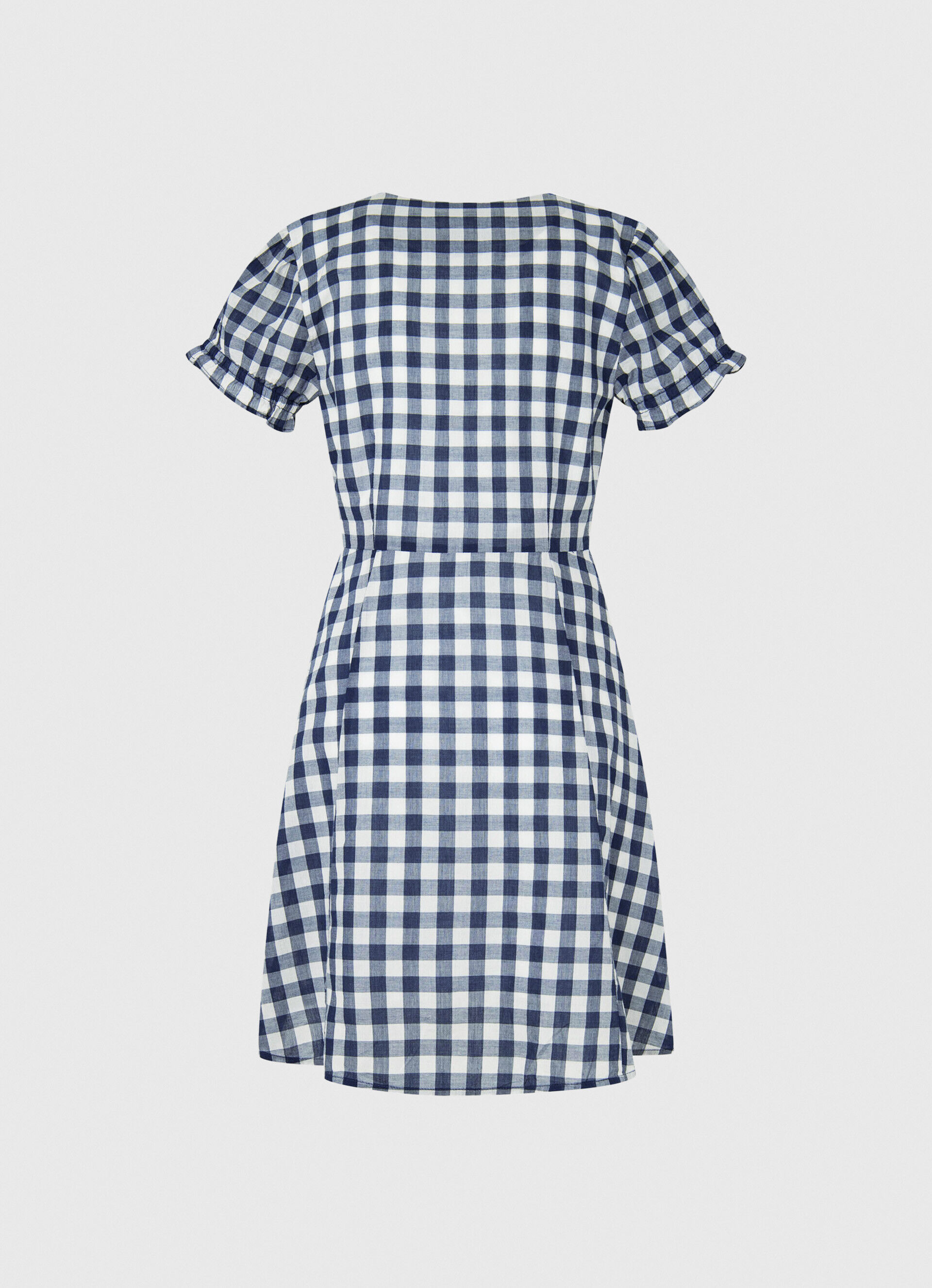 VESTIDO ESTAMPADO XADREZ VICHÊ - multicolorido