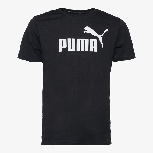 Puma Essentials Big Logo heren sport T-shirt zwart