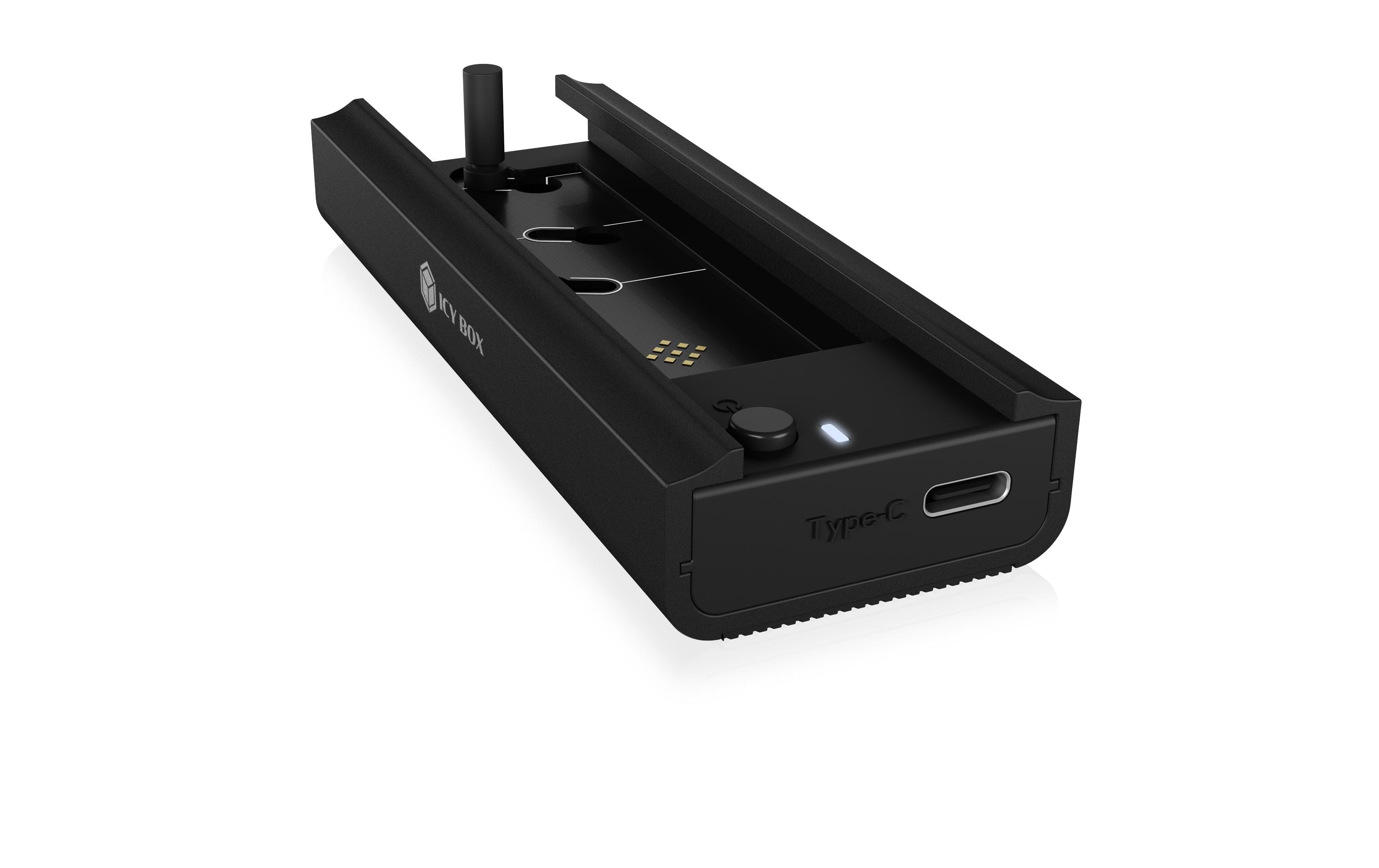 Dockingsstation IB-180MC-C31Dockingstation für M.2 SSD mit USB 3.2 (Gen 2) Typ-C oder Typ-A Anschluss