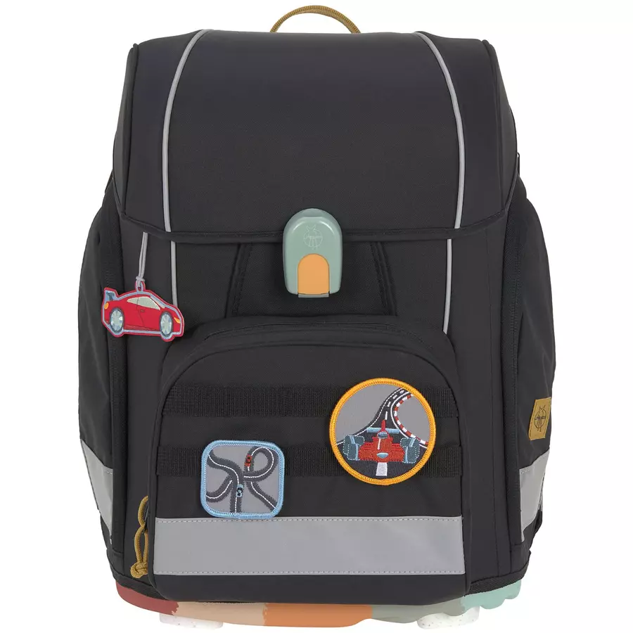 LÄSSIG Schulranzen-Set 7-tlg. Boxy Unique black