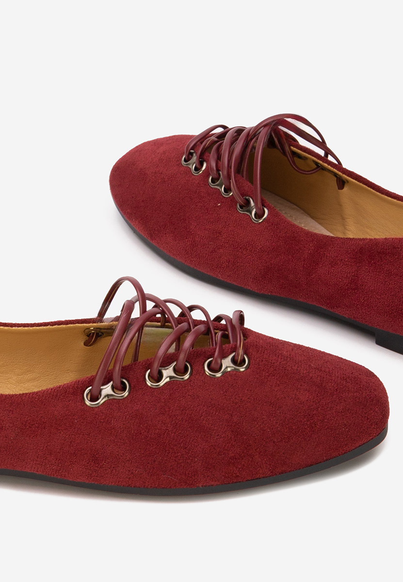 Ballerines femme rouges Carela