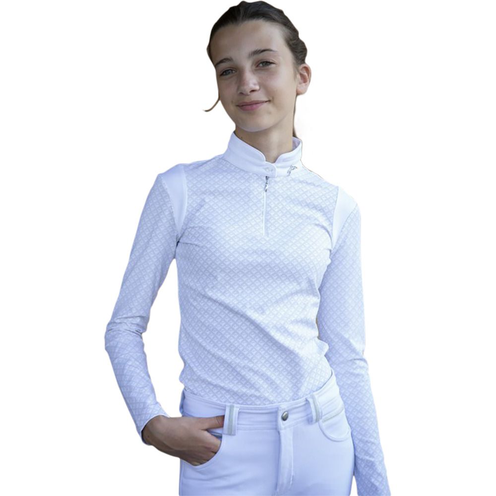 Pénélope SEVILLE - Polo de concours Femme blanc