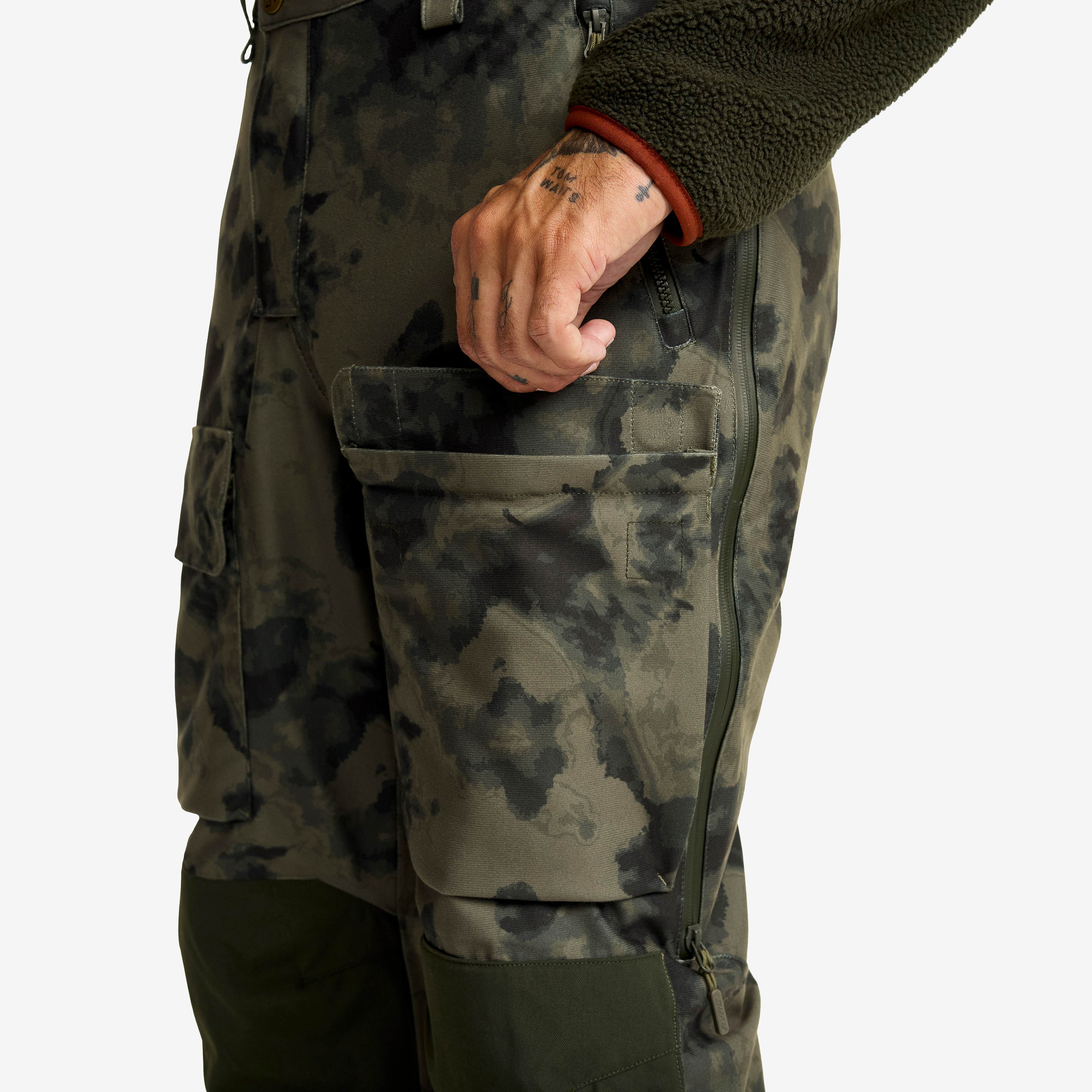 Trace Silent Pro 2L Pants Herre Camo Deep Depths