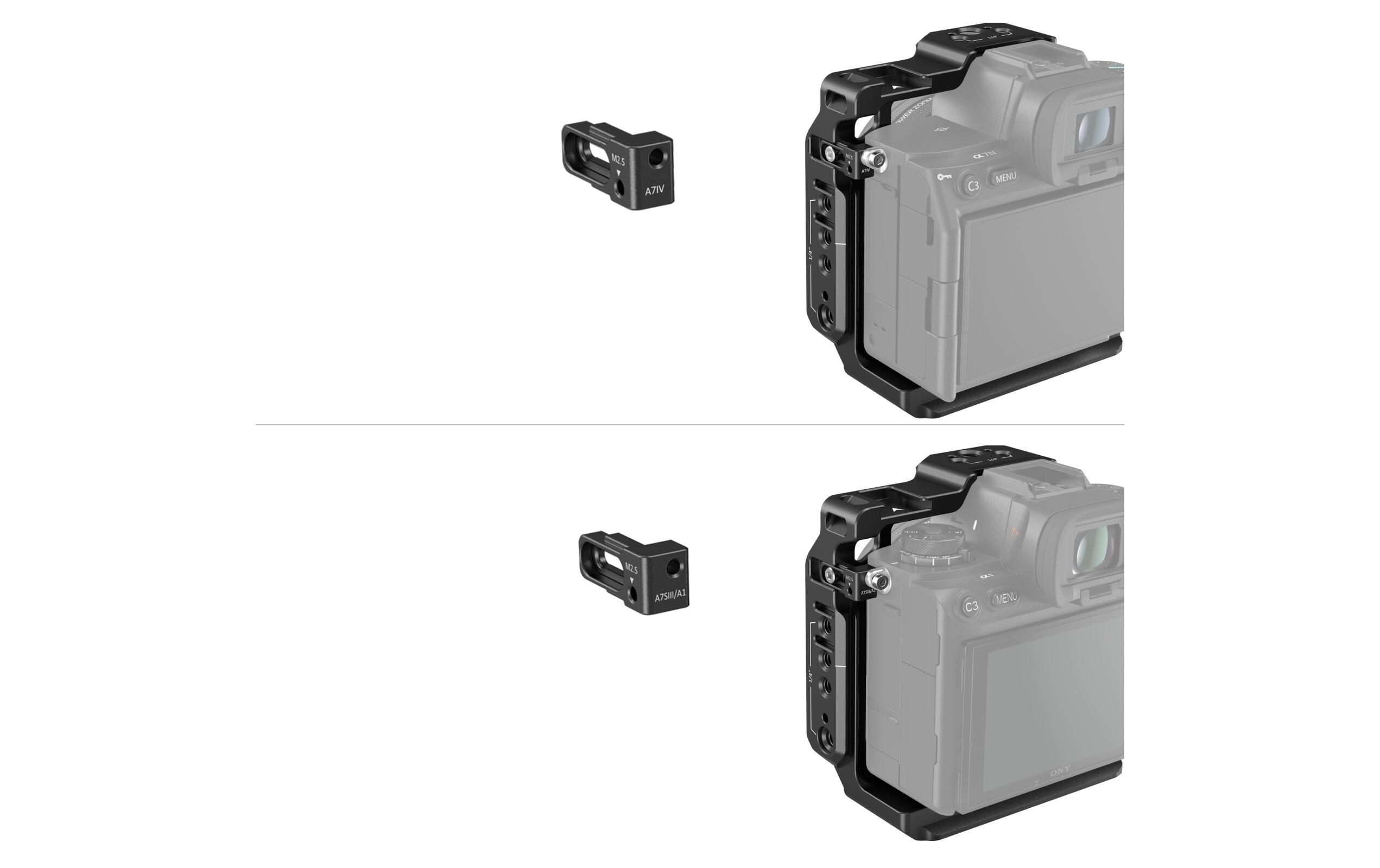 Cage Half Sony AlphaKamera Halbkäfig für Zubehörmontage