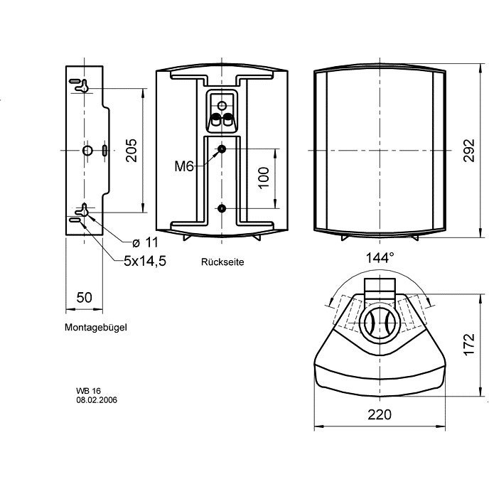 Visaton WB 16 White 6.25 inch fullrange speaker