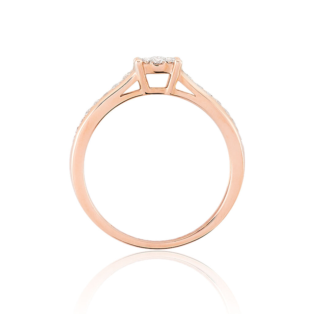 Bague Celia Or Rose Diamant