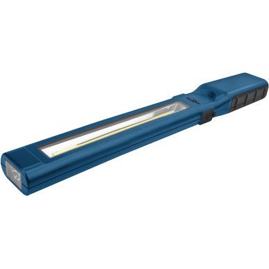 Lampe d'atelier à LED WL450R slim, bleu/noir