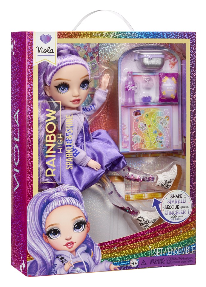 Rainbow High - Sparkle & Shine Fashiondukke - VIOLA (Lilla)