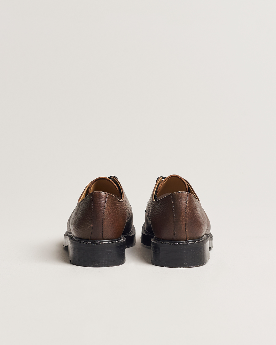 Solovair 3 Eye Gibson Shoe Brown Grain