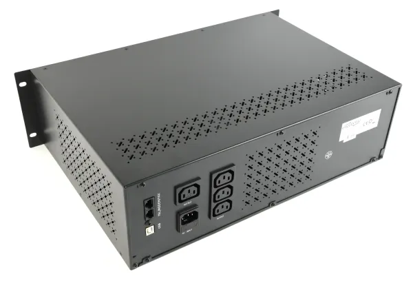 EnerGenie UPS-RACK-1500 - UPS (rackversion) - AC 220 V - 1500 VA - 8 At - USB - output-stikforbindelser: 3 - 3.4U