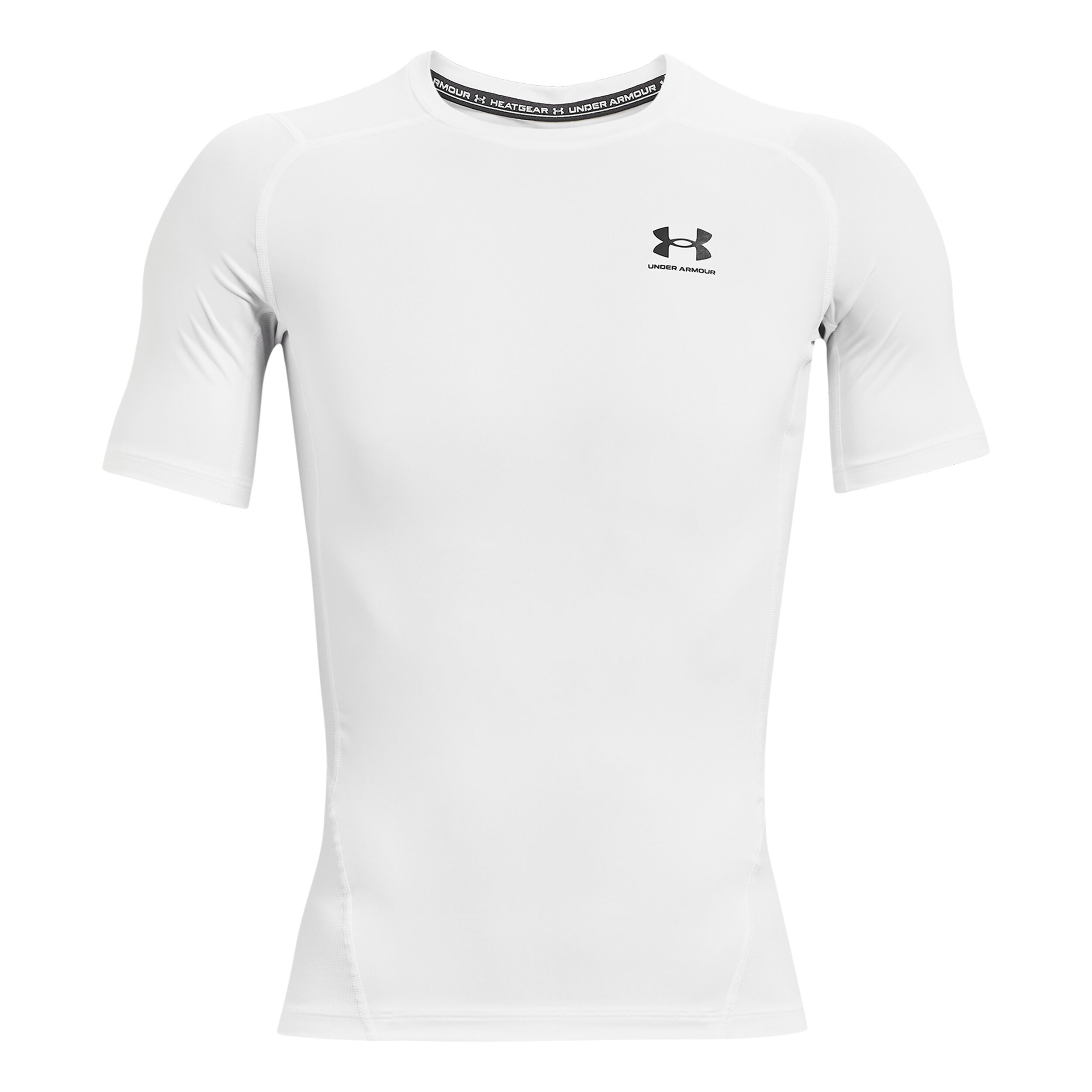 Under Armour Heatgear Comp T-shirt Hommes - Blanc , Noir