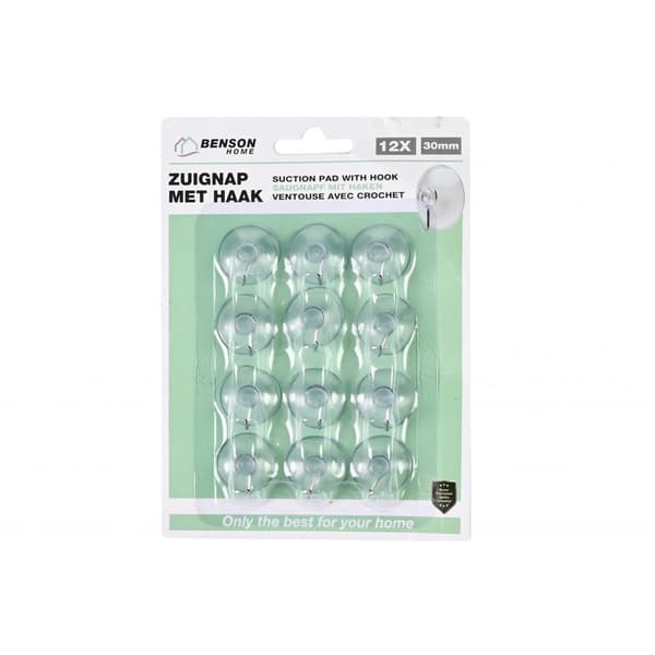 Sugekoppkrok - Krok med sugekopp - henger ø 30 mm