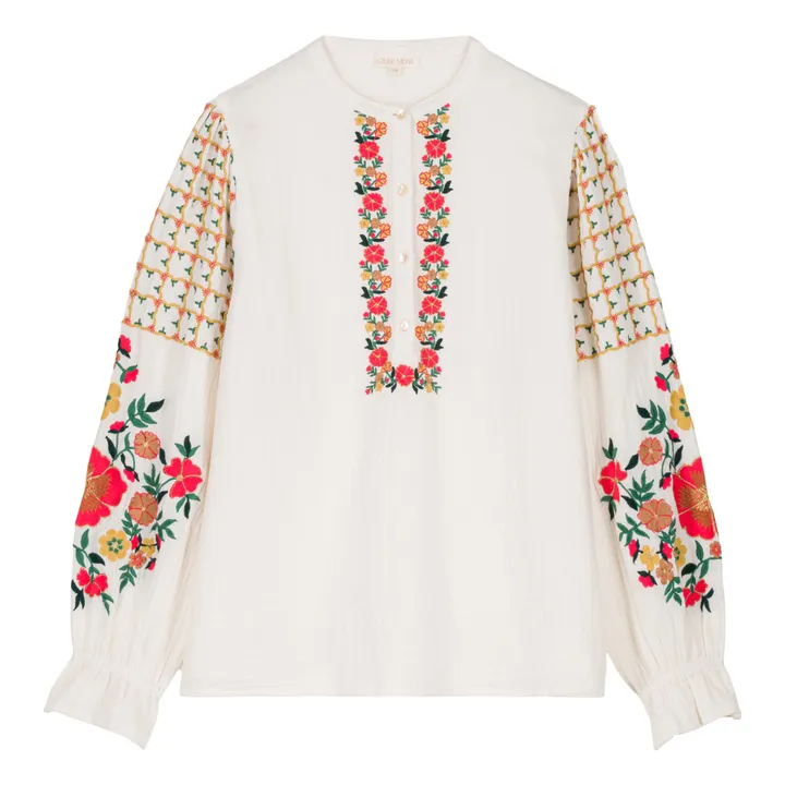 Louise Misha Blouse Marielle Coton Bio - Collection Femme | Ecru