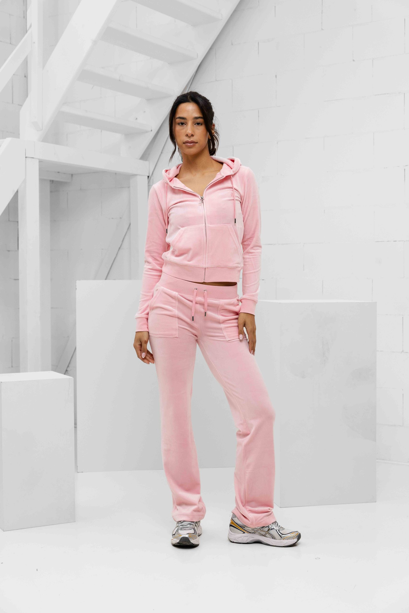 Juicy Couture Robertson Full Zip Trainingspak Dames Roze