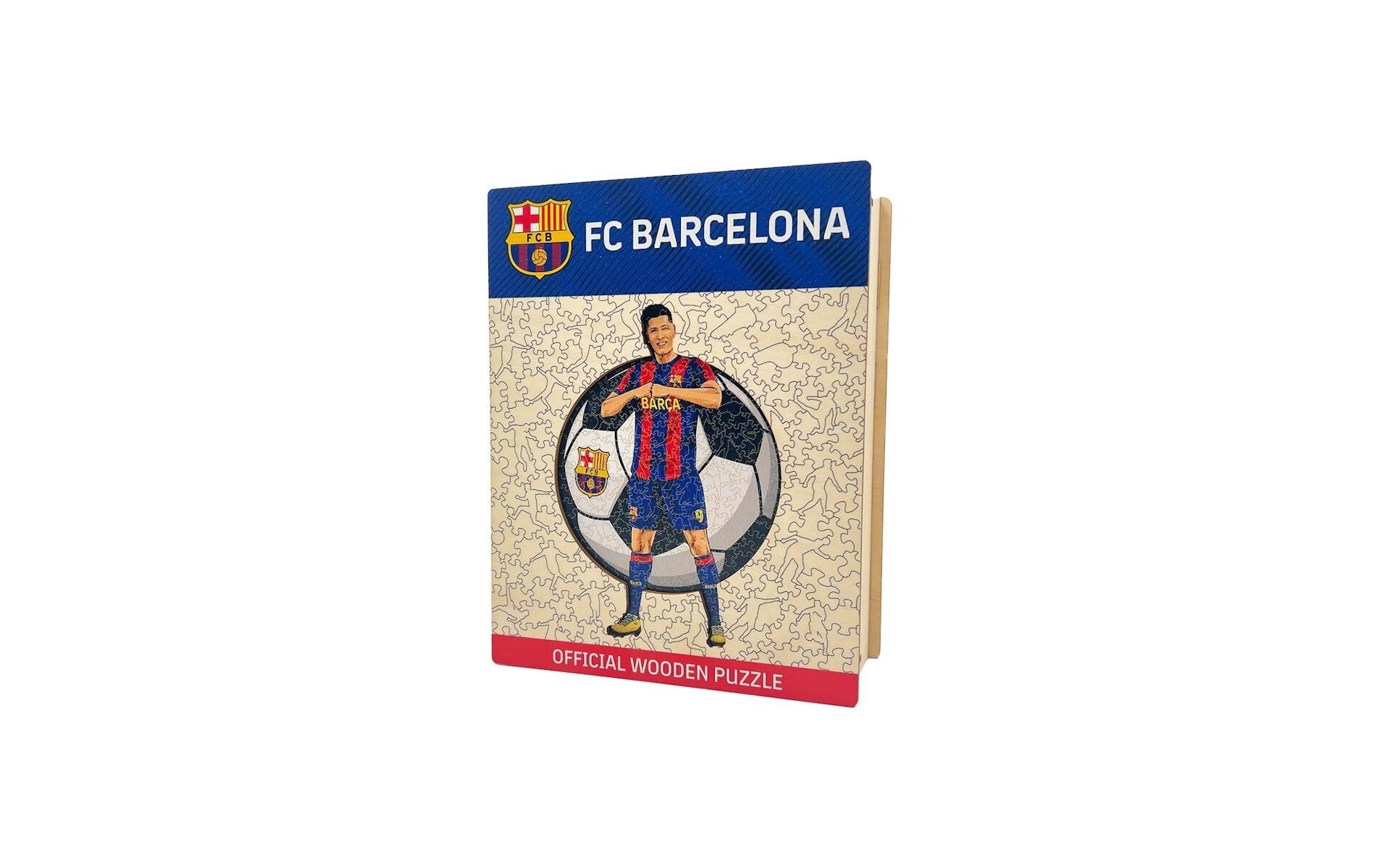 Puzzle »Iconic FC Barcelona – Robert Lewandowski« Holzart: Birke (Herkunftsland: China)