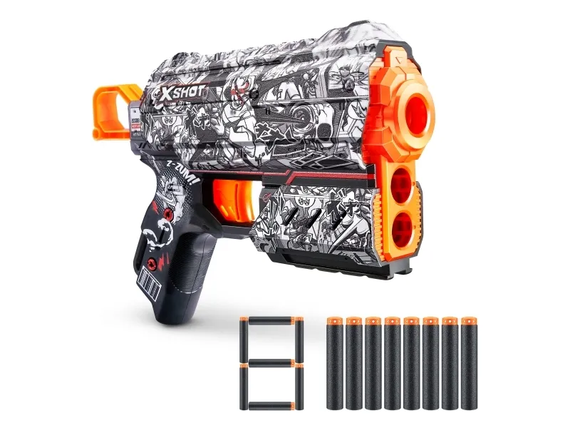 XSHOT legetøjsgevær Skins Flux, assorteret, 36516 (ZUR-36516)