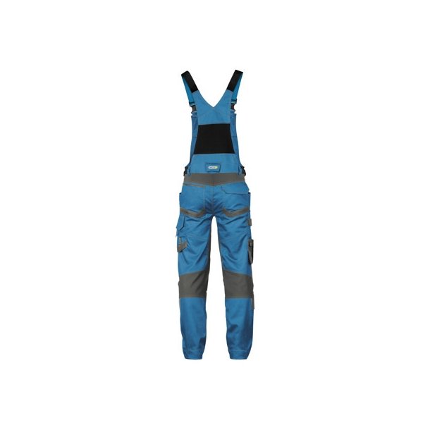 400163 Dassy Tronix overalls med stretch azurblå grå