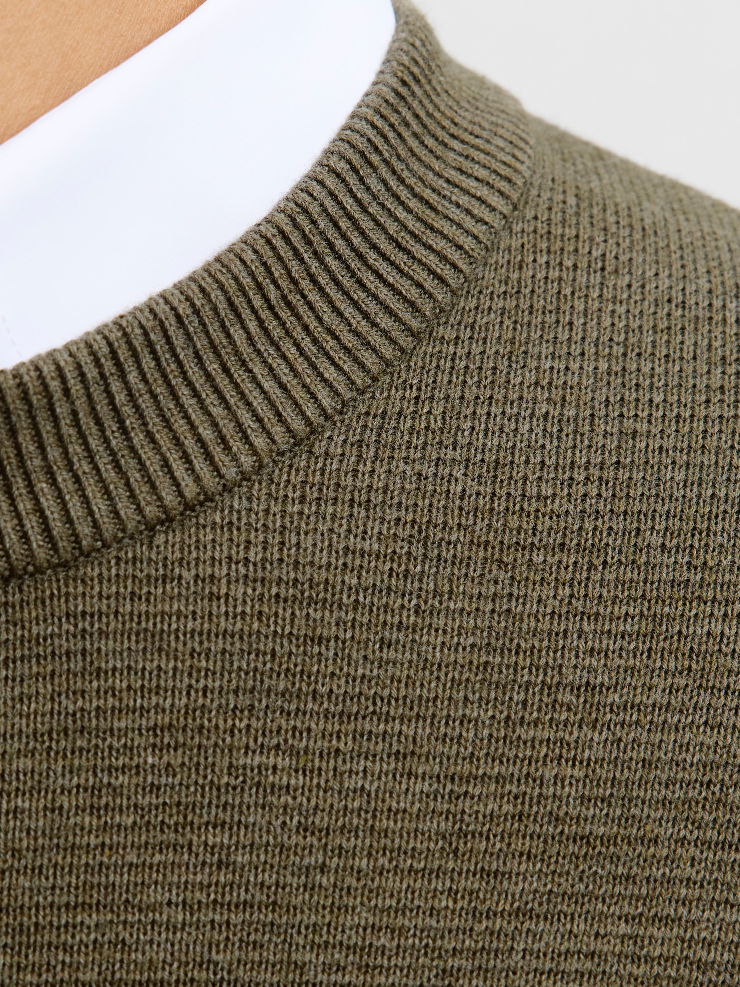 Jack & Jones Strickpullover »JPRBLAMILANO STITCH KNIT CREW NECK SN«